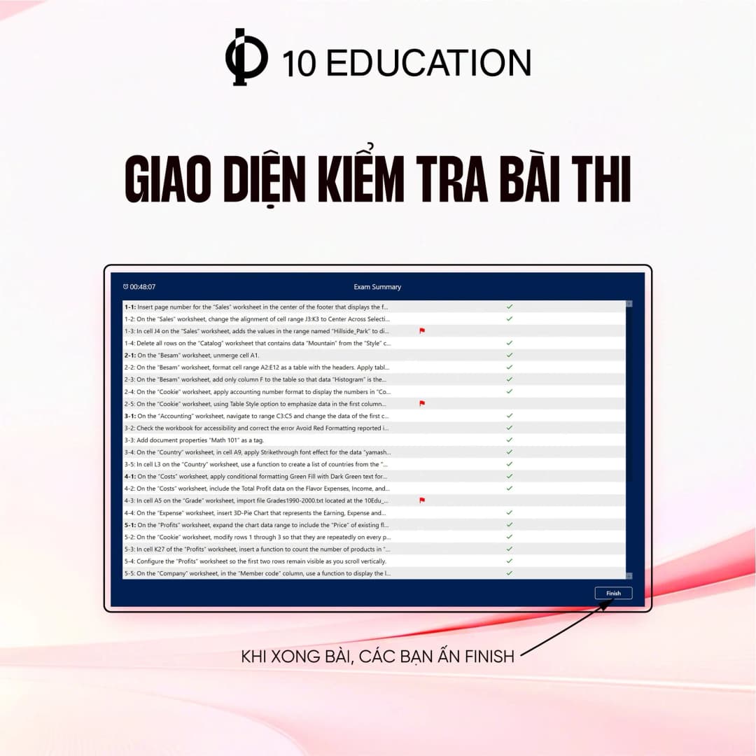 App luyện thi MOS